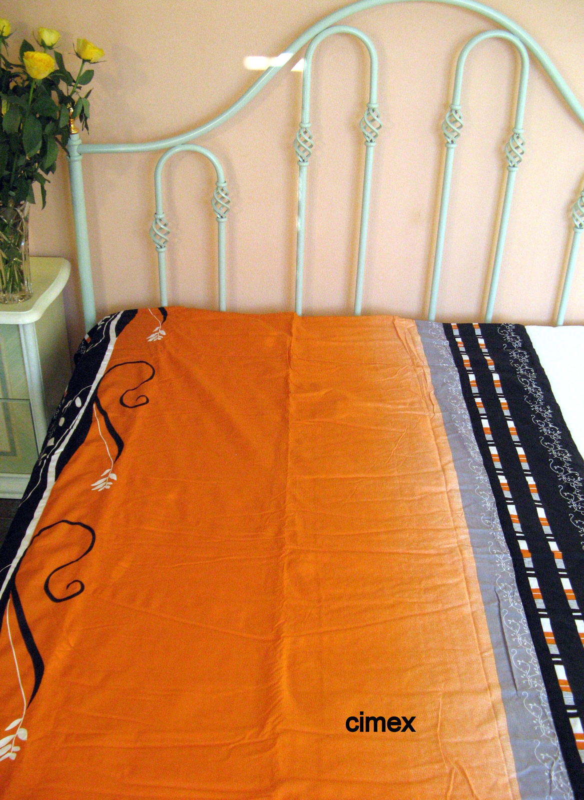Letní deka-Černo-oranžová počet kusů skladem 6ks